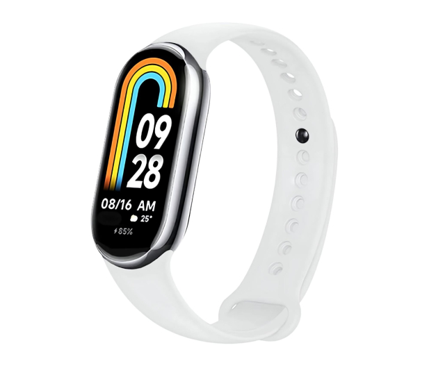 FIXED Silicone Strap do Xiaomi Mi Band 8 / 8 NFC / 9 white FIXSSTB-1176-WH - 1341338 - zdjęcie